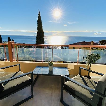 Le Vigia-Vue Mer-Terrasse-Climatisation-Parking Menton Dış mekan fotoğraf
