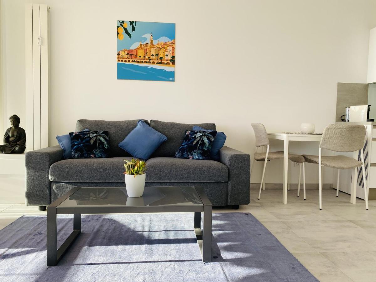 Le Vigia-Vue Mer-Terrasse-Climatisation-Parking Menton Dış mekan fotoğraf